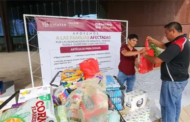 Ayuda para Veracruz: DIF Yucatán enviará esta semana el primer cargamento de víveres a familias afectadas