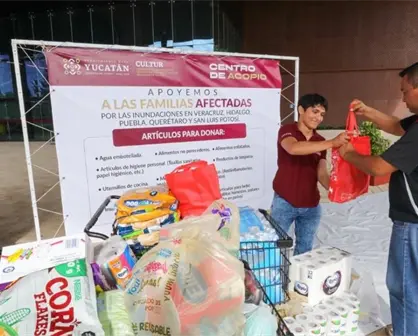 Ayuda para Veracruz: DIF Yucatán enviará esta semana el primer cargamento de víveres a familias afectadas