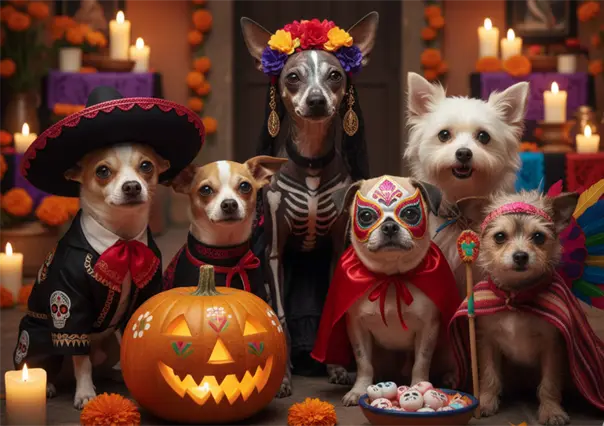 Día de Muertos perruno en Edomex premiará con hasta 2 mil pesos los disfraces de lomitos más creativos