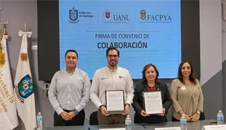 David de la Peña  y FACPYA firman convenio para programa de vinculación educativa