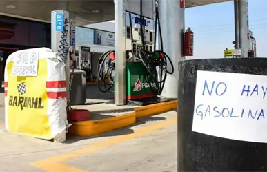 Desabasto de gasolina continúa al sur del Edomex y estos son los municipios más afectados
