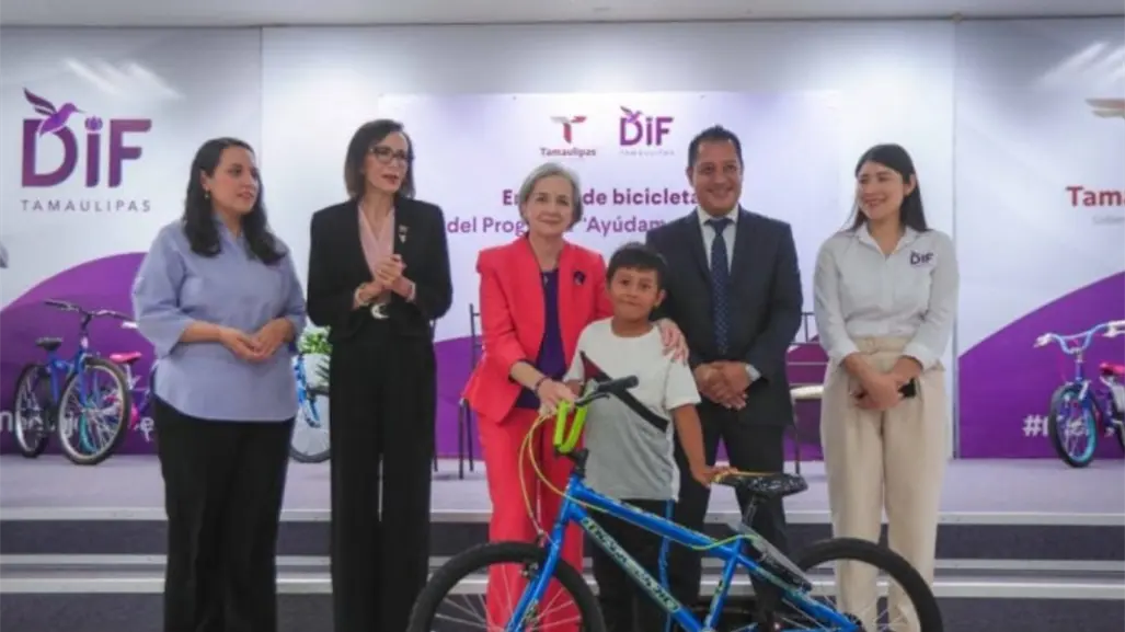 Regresan las bicicletas de ayúdame a llegar del DIF Tamaulipas y Fundación Telmex
