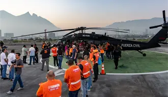 Gobierno de Nuevo León envía ayuda y rescatistas a damnificados de Hidalgo