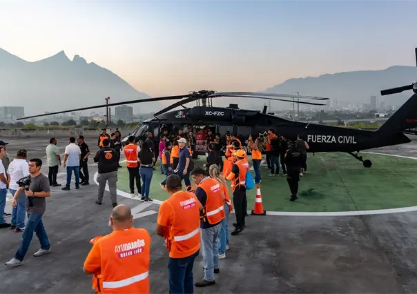 Gobierno de Nuevo León envía ayuda y rescatistas a damnificados de Hidalgo