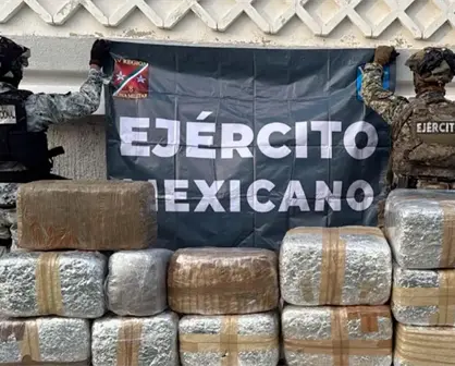 Ejército Mexicano decomisa más de 300 kilos de marihuana en Nuevo Laredo