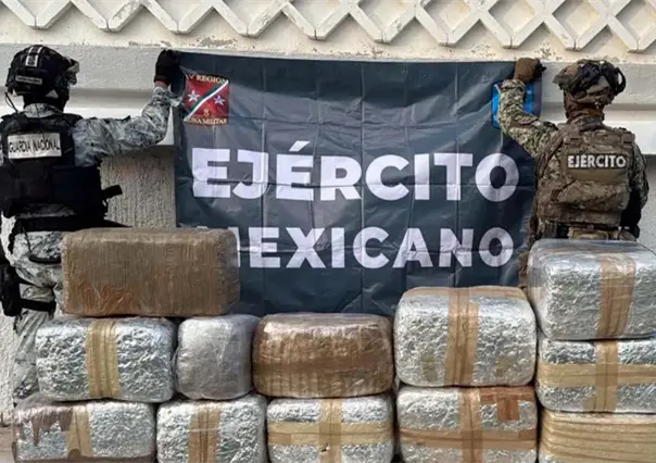 Ejército Mexicano decomisa más de 300 kilos de marihuana en Nuevo Laredo