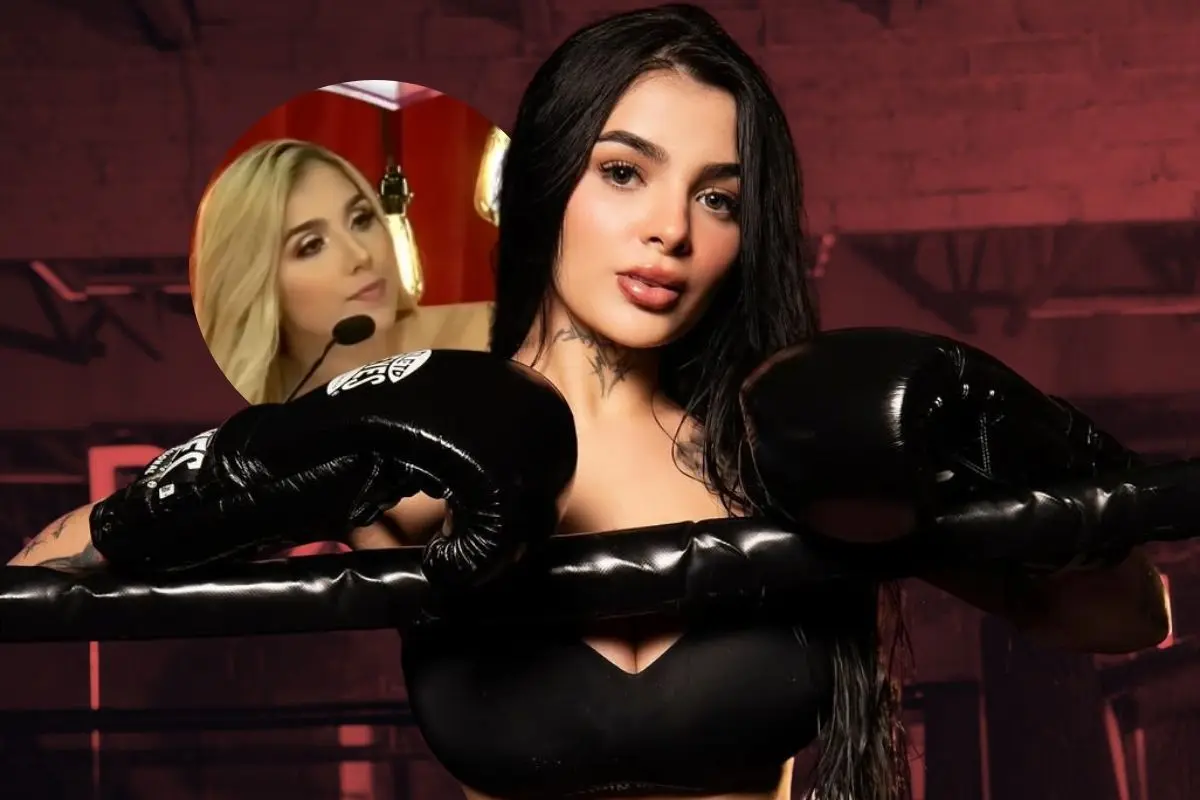 Karely Ruiz derrotó a la colombiana Karina García en Stream Fighters 4. FOTO: CANVA/IG: @karelyruiz/Multimedios Television