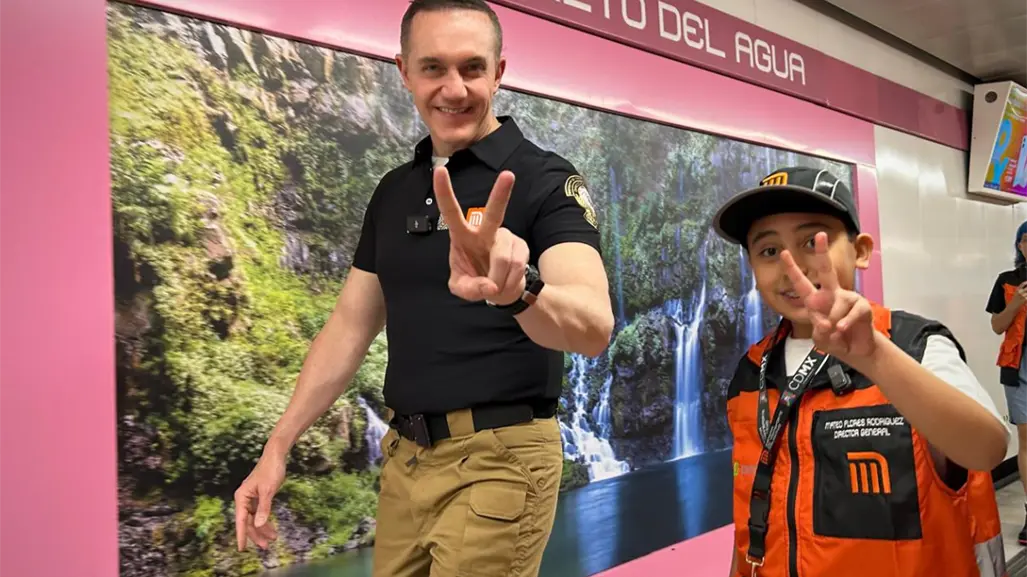VIDEO | Mateo, el niño fanático del Metro, cumple su sueño y pasa un día completo como director
