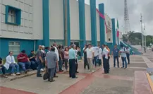 Personal forense de la FGE realiza protestas en Villahermosa, Tabasco, ¿qué exigen? | VIDEO