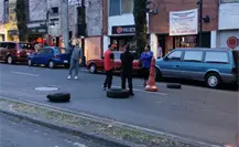 Vecinos de Tacubaya bloquean avenida Jalisco por desabasto de agua en Miguel Hidalgo