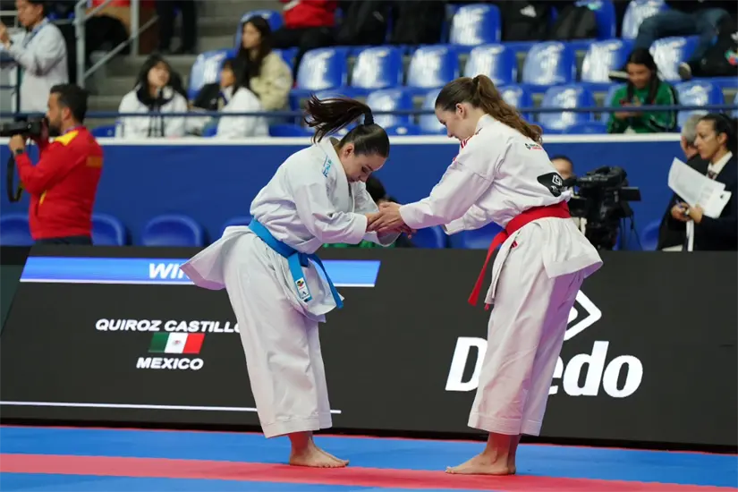 Yaneth se coloca entre las 32 mejores del mundo | Foto: FB Yaneth Quiroz Karate