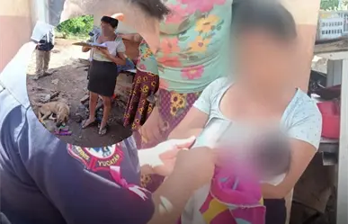 Terrible caso de abandono en Yucatán: hallan a bebé recién nacida en una cubeta de basura en Chichimilá