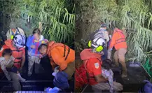 Grupo Beta del INM rescata a 5 migrantes en zona peligrosa del río Bravo en Piedras Negras Grupo Beta del INM rescata a 5 migrantes en zona peligrosa del río Bravo en Piedras Negras