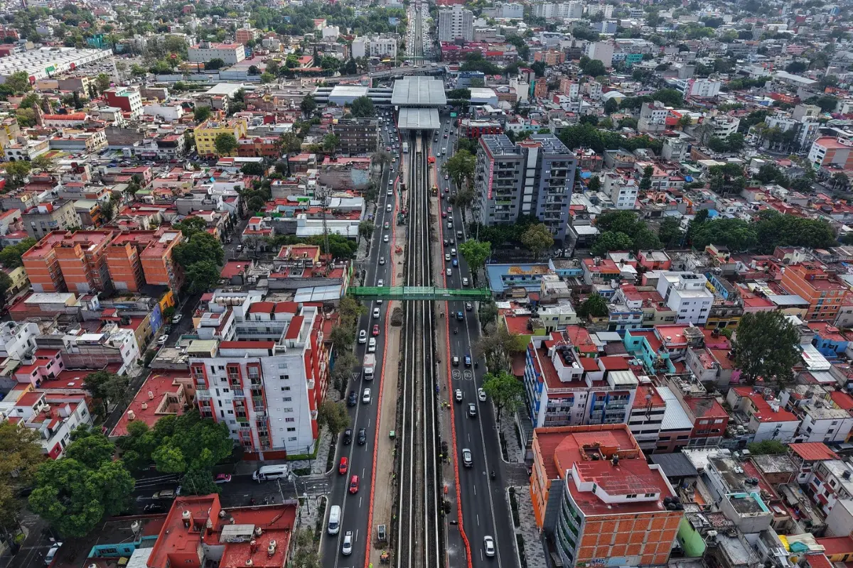 Obras de calzada flotante de tlalpan. Foto: X @SOBSECDMX