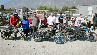 Manuel Guerra lanza programa rescata tu moto en García para apoyar a familias