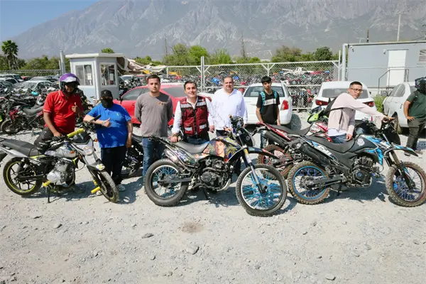 Manuel Guerra lanza programa rescata tu moto en García para apoyar a familias