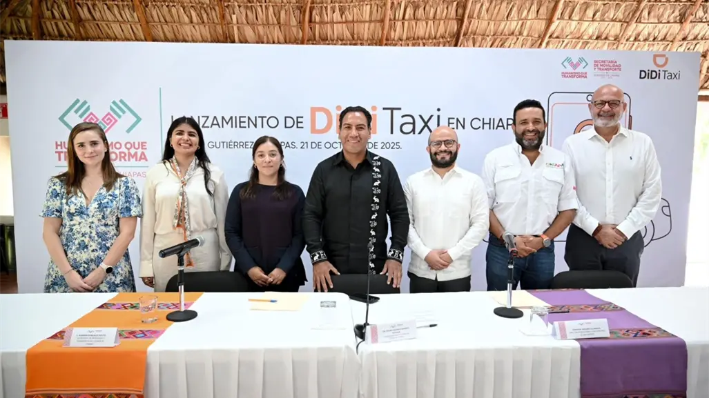 Gobierno de Chiapas innova en la modalidad de taxis con DiDi | VIDEO