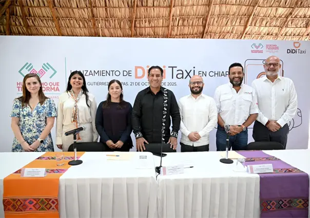 Gobierno de Chiapas innova en la modalidad de taxis con DiDi | VIDEO