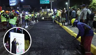 Clara Brugada arranca “Cualli Ohtli” para repavimentar 250 km de avenidas en CDMX