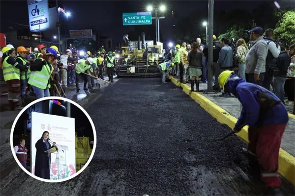 Clara Brugada arranca "Cualli Ohtli" para repavimentar 250 km de avenidas en CDMX