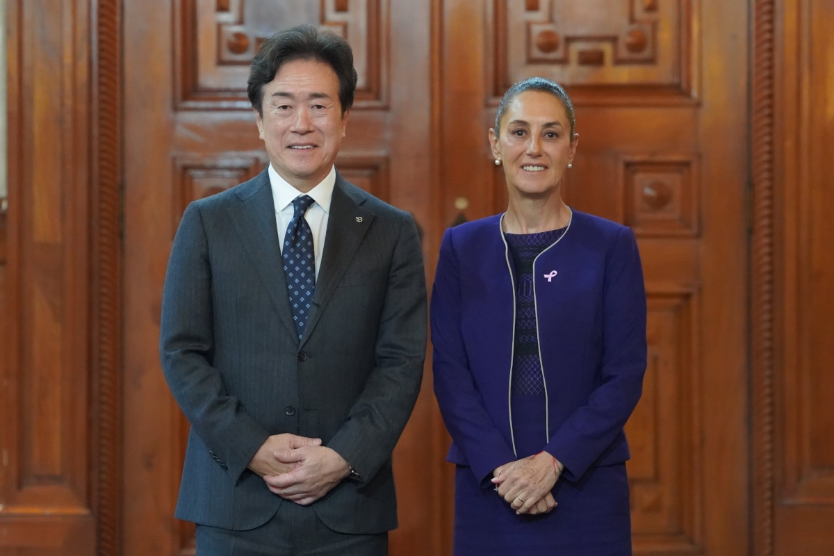 Claudia Sheinbaum recibe al director ejecutivo mundial de Mazda Motor Corporation, Masahiro Moro Claudia Sheinbaum recibe al director ejecutivo mundial de Mazda Motor Corporation, Masahiro Moro