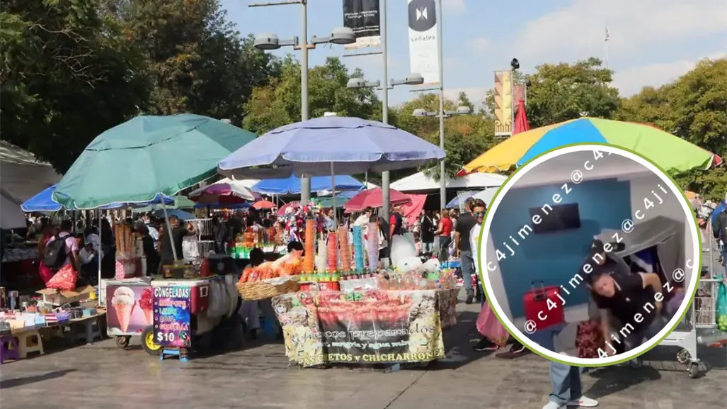 VIDEO | Comerciantes de CDMX es agredido a golpes por presuntos extorsionadores