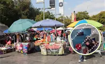 VIDEO | Comerciantes de CDMX es agredido a golpes por presuntos extorsionadores