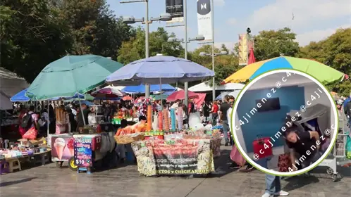 VIDEO | Comerciantes de CDMX es agredido a golpes por presuntos extorsionadores
