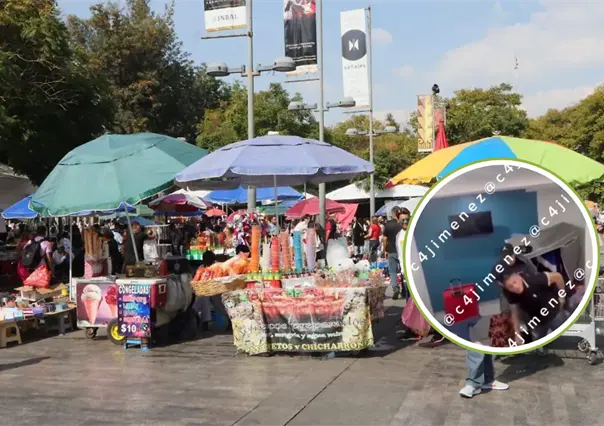 VIDEO | Comerciantes de CDMX es agredido a golpes por presuntos extorsionadores