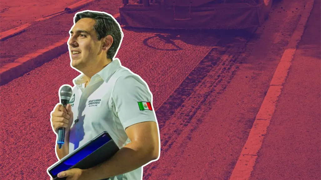 César Garza supervisa avances finales en la reconstrucción de la Mezquital–Santa Rosa en Apodaca