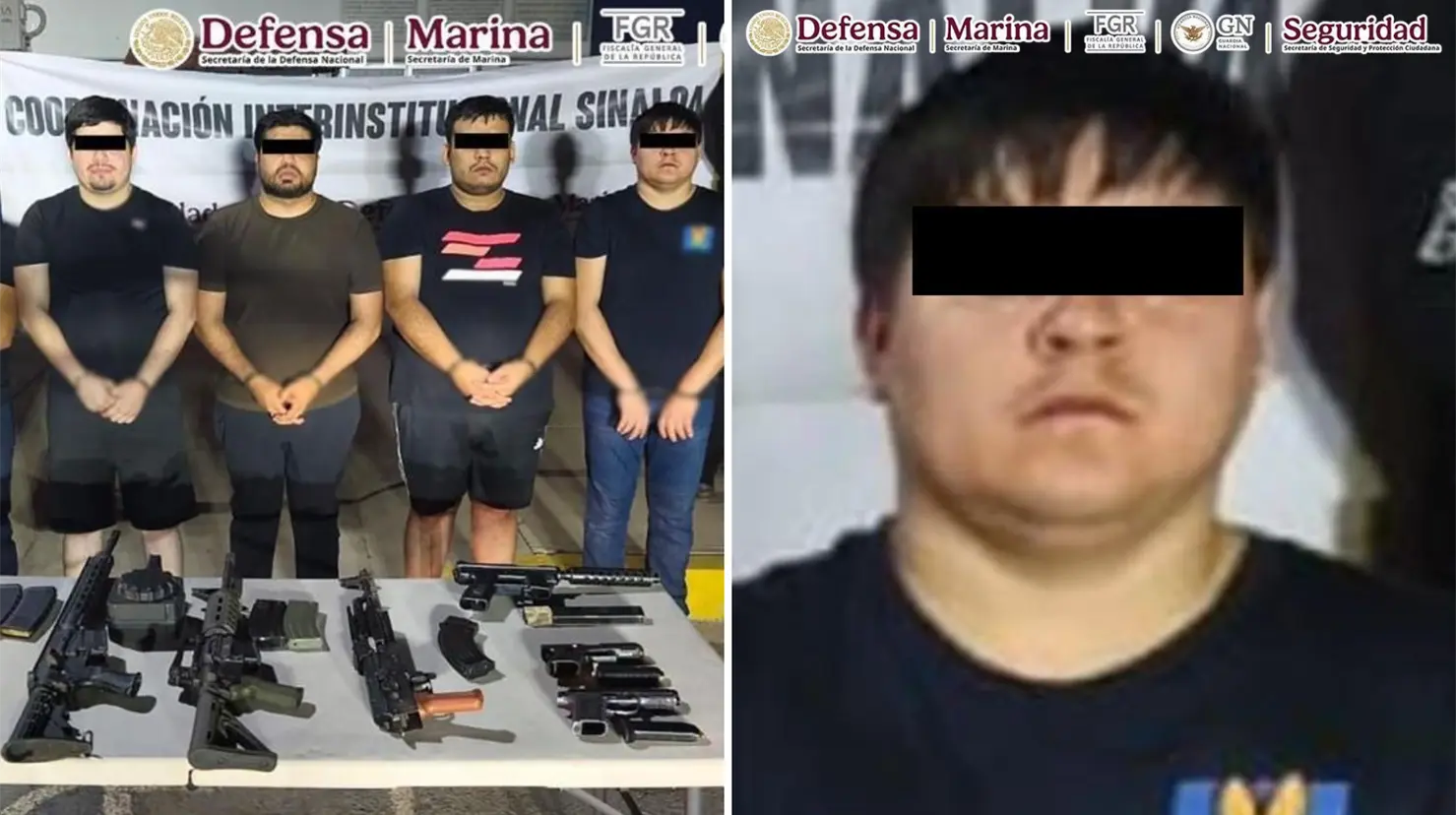 ¿Quién es El Mono Canelo? El operador líder de Los Chapitos detenido en Sinaloa. Foto: X (@OHarfuch)
