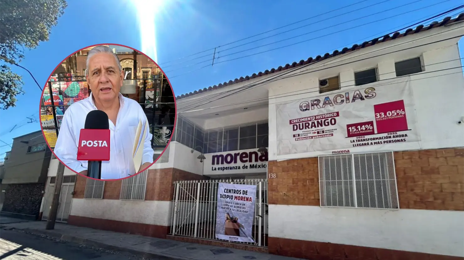 Carlos Medina, exdirigente de Morena, hizo señalamientos contra una senadora de su partido. | Foto. Alejandro Ávila.