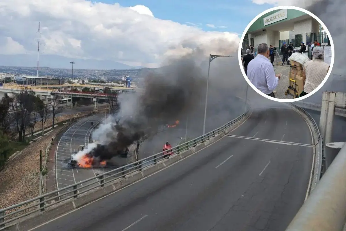 Explosión de la pipa de gas LP en el Puente de la Concordia en Iztapalapa, Hospital donde fueron llevados víctimas. Foto: POSTA CDMX l Canva