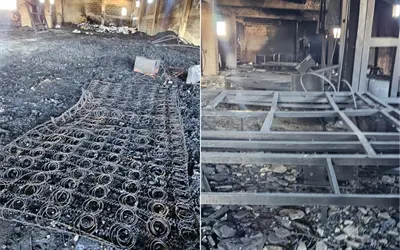 VIDEO | Fábrica de colchones queda en ruinas tras incendio en Ecatepec