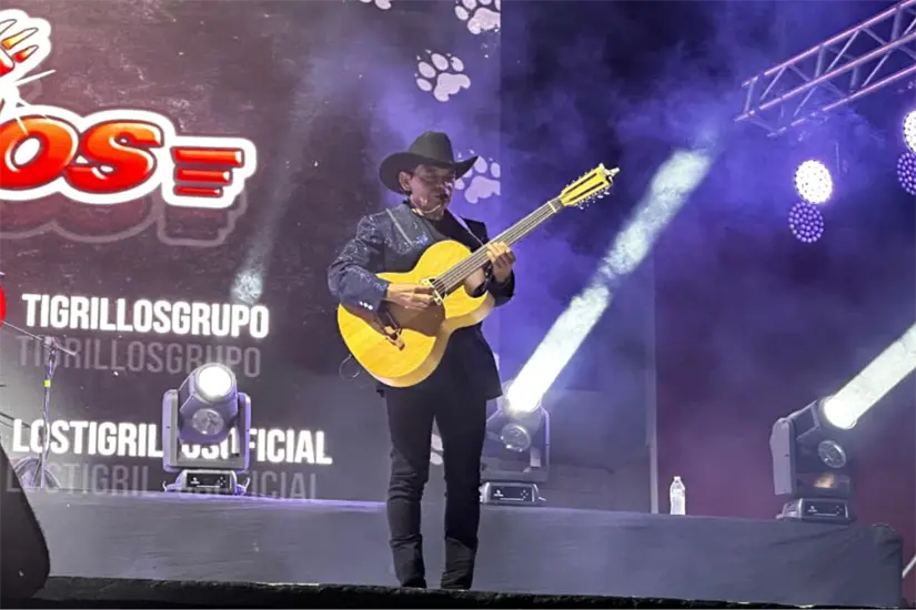 Presentación de Los Tigrillos en el Teatro del Pueblo de la Feria Tamaulipas. Foto: Victoria Jiménez