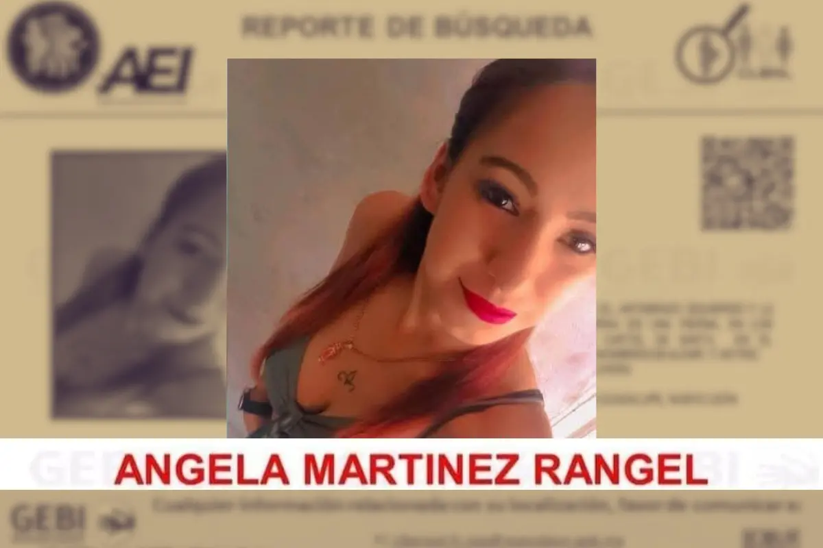 Mujer desaparecida identificada como Angela Martínez Rangel. Foto: Canva