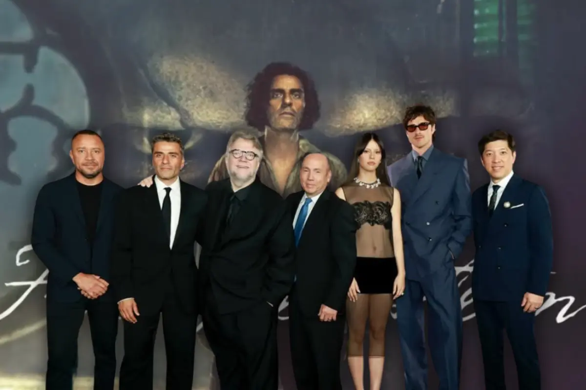 Guillermo del Toro y su Frankenstein (Foto: IG @frankensteingdt / Canva)