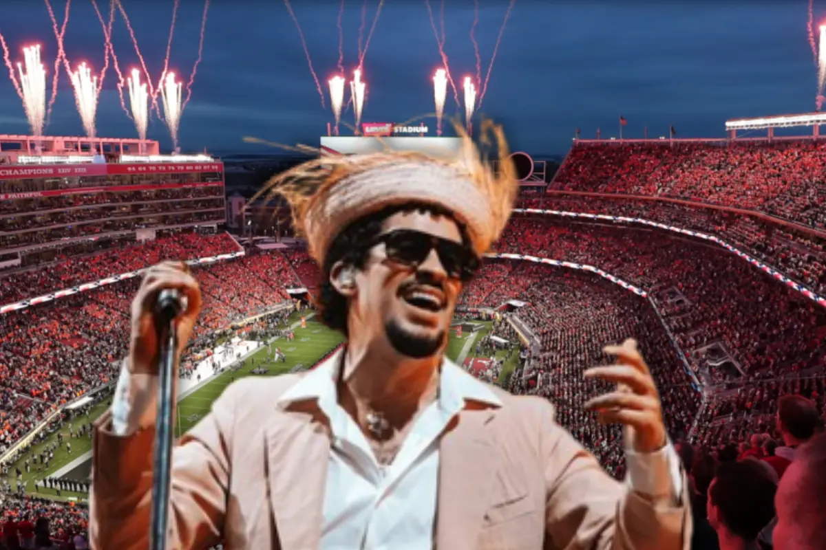 Bad Bunny sigue firme en el Super Bowl 2026 (Foto: Web, levisstadium.com / IG @badbunny / Canva)