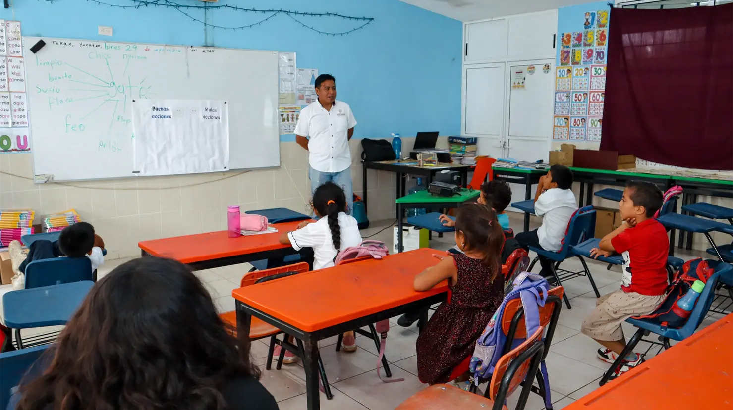 El Gobierno del Yucatán informó sobre el proceso de preinscripciones para el ciclo escolar 2026–2027 de su programa Escuela para Todos y señaló las fechas para el proceso simplificado, así como en línea.- Fuente Gobierno del Estado