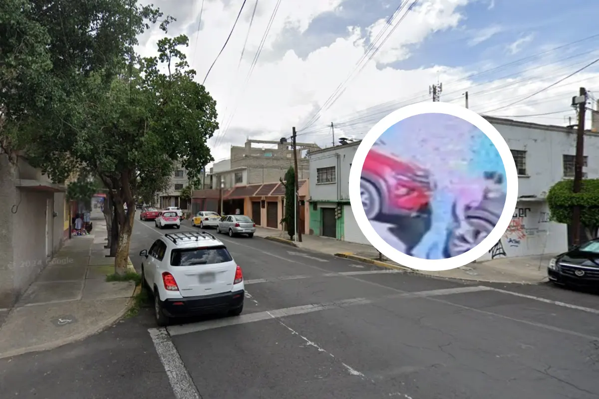 Señora pincha la llanta de un carro. Foto: Canva | X @c4jimenez