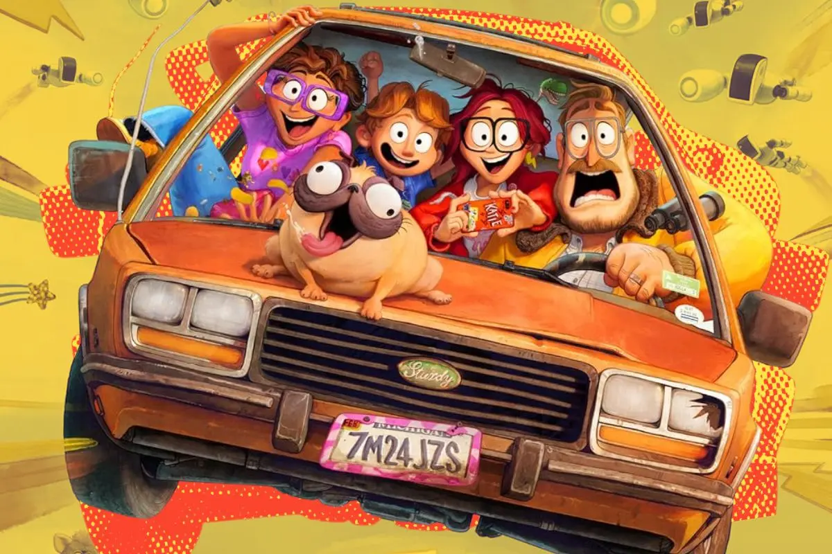 Los Mitchells vs. las máquinas fue nominada a mejor película de animación en los Premios Oscar de 2022. FOTO: CANVA/IMDb/Sony Pictures Animation