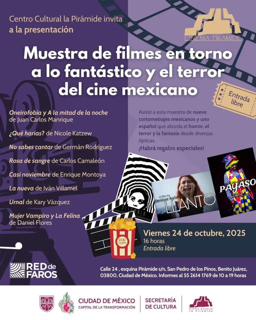 imagen recuadro Maratón de películas en Centro Cultural José Martí. Foto: X @4VientosEscena