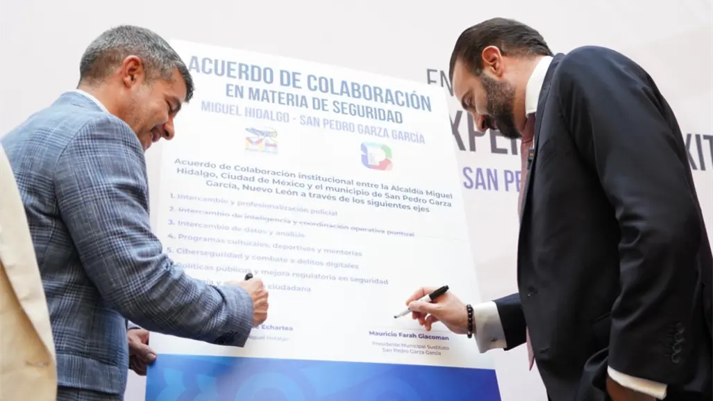 Mauricio Tabe y Mauricio Farah comparten estrategias exitosas para mejorar la seguridad de sus municipios