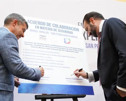 Mauricio Tabe y Mauricio Farah comparten estrategias exitosas para mejorar la seguridad de sus municipios