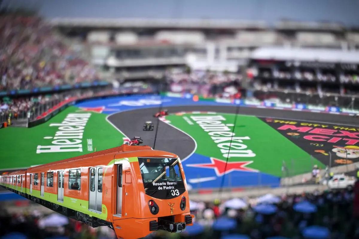 Operativo del Metro del GP de México. Foto: Canva