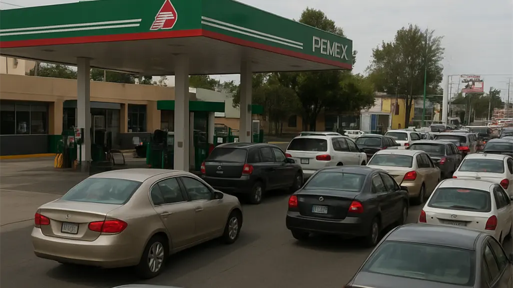 Desabasto de gasolina en el sur del Edomex eleva precio hasta 45 pesos el litro en estos municipios
