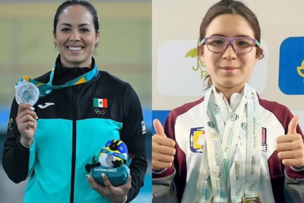 Yuli Verdugo y Hiraki Gutiérrez Hishida, ganadoras del Premio Estatal del Deporte en 2024. Foto: Insude.