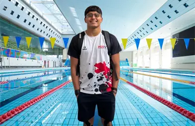 Quién es Jesús Agúndez Mora, el clavadista candidato al Premio Estatal del Deporte en BCS
