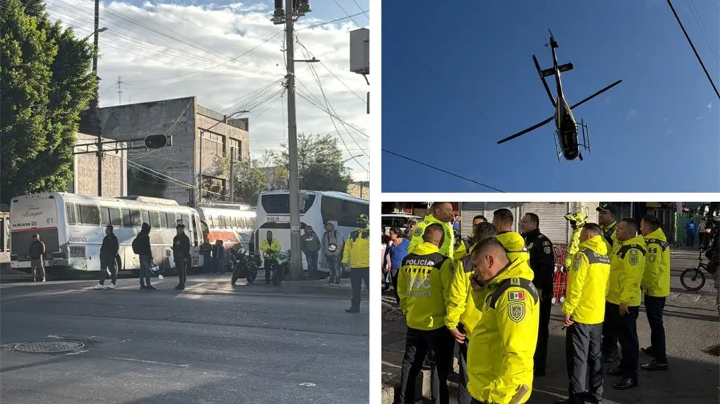Operativo en el Eje 1 Oriente: tránsito sanciona y retira placas a 14 transportistas de CDMX