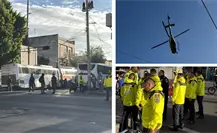 Operativo en el Eje 1 Oriente: tránsito sanciona y retira placas a 14 transportistas de CDMX